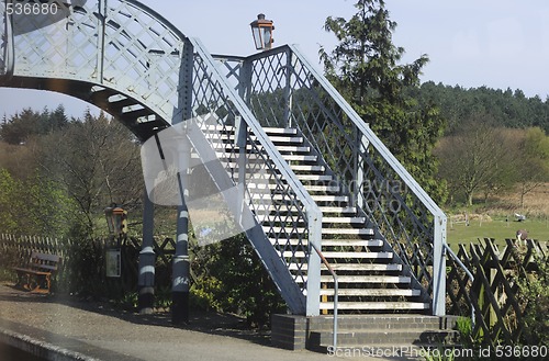 Image of bridge steps connecting platforms