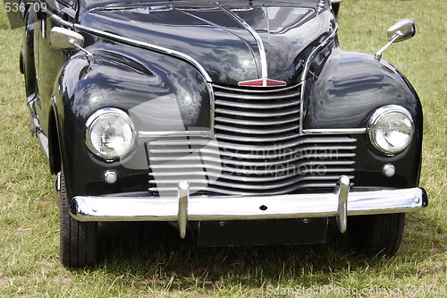 Image of black vintage car