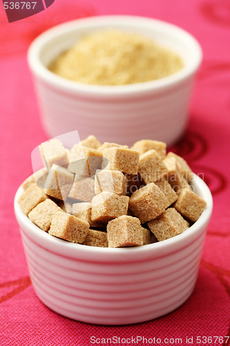 Image of brown sugar cubes