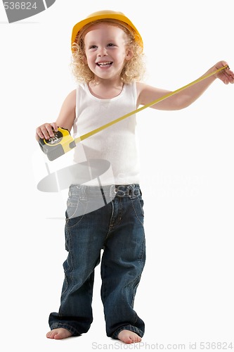 Image of Little construction worker