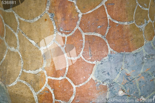 Image of Detail of the ceramics from the Casa Batllo in Barcelona, Spain