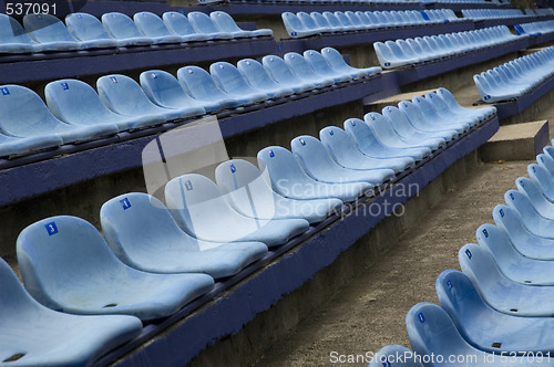 Image of empty stadim seats