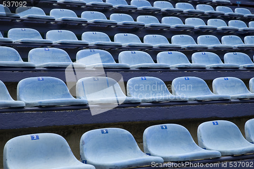 Image of empty stadim seats