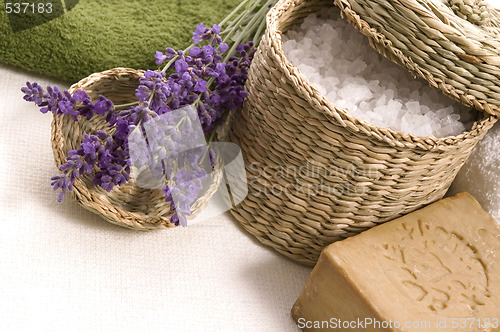 Image of lavender bath