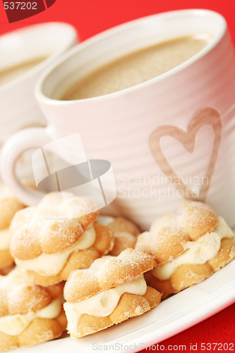 Image of coffee with love