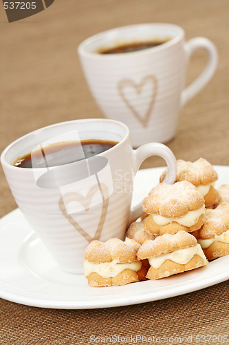 Image of coffee with love