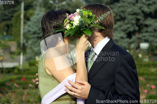 Image of Freshly Married Couple