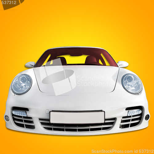 Image of White porsche