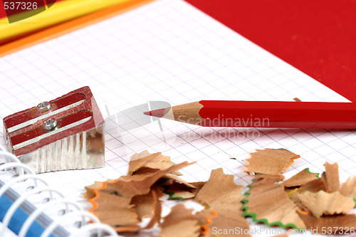 Image of Pencil and agenda