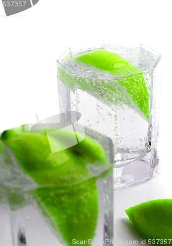 Image of water with lime