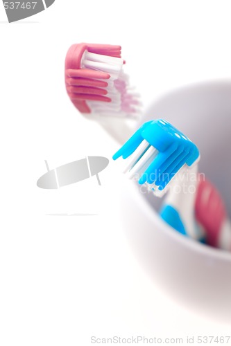 Image of two toothbrushes