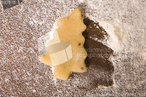 Image of christmas gingerbreads ingredients