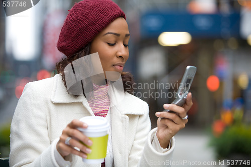 Image of Business Woman In The City