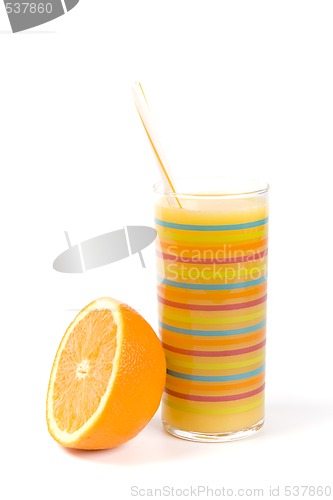 Image of orange and juice