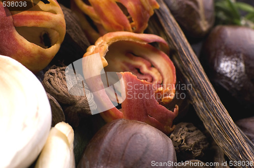 Image of aromatic herbs and spices