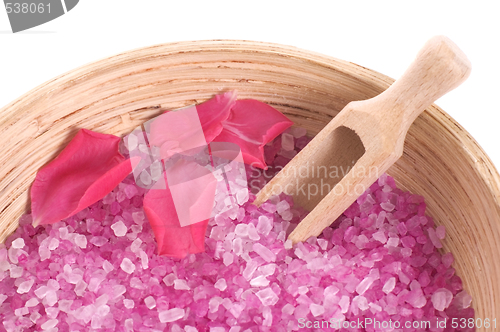 Image of rose bath items