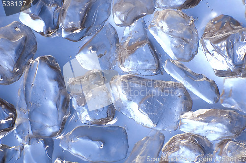 Image of blue ice