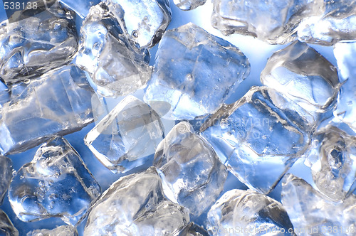 Image of blue ice