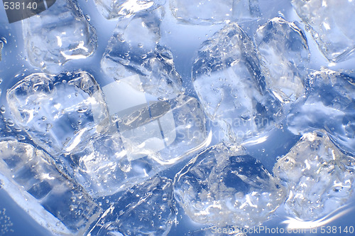 Image of blue ice