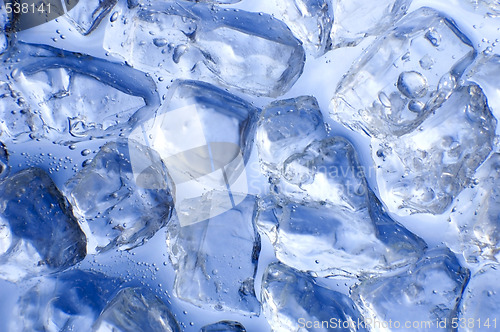 Image of blue ice