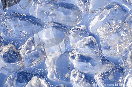 Image of blue ice