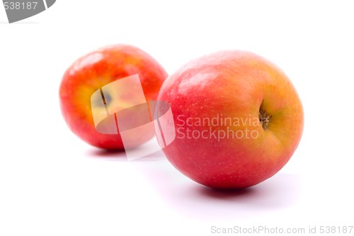 Image of two red apples