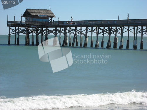 Image of Pier with a tiki bar