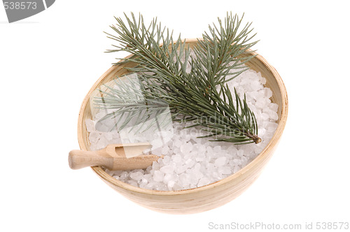 Image of pine bath items. alternative medicine