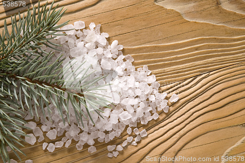 Image of pine bath items. alternative medicine