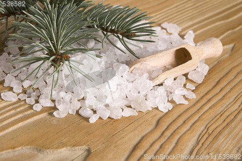 Image of pine bath items. alternative medicine