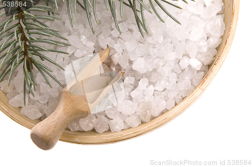 Image of pine bath items. alternative medicine