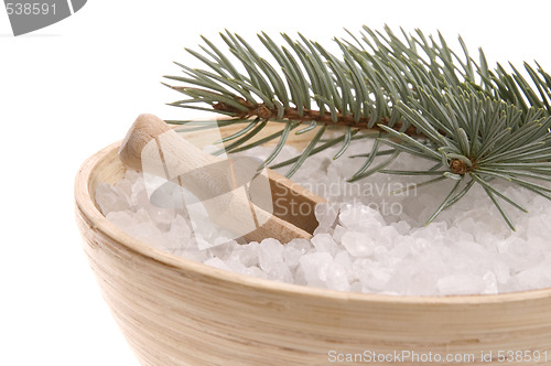 Image of pine bath items. alternative medicine