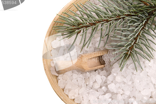 Image of pine bath items. alternative medicine
