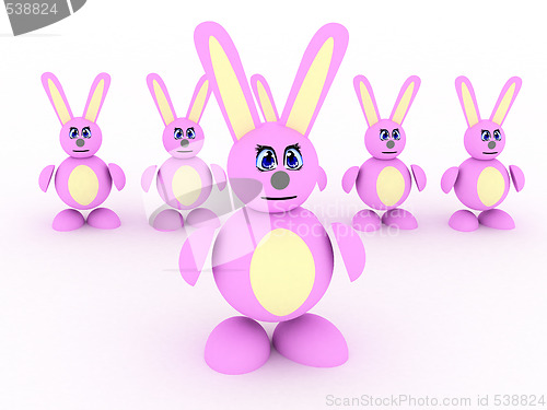 Image of Leader of pink rabbits