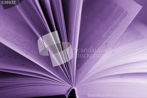 Image of opened book