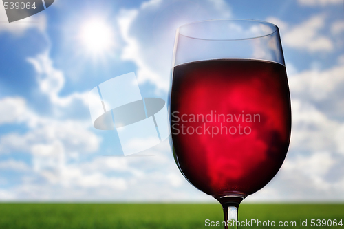 Image of Wine outdoors 