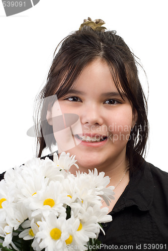 Image of Girl Daisies