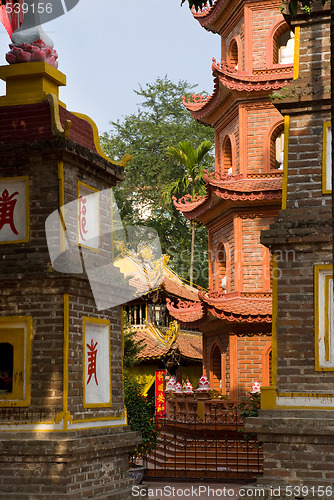 Image of The Tran Quoc Pagoda in Hanoi, Vietnam
