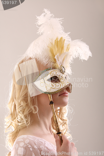 Image of Woman with mask