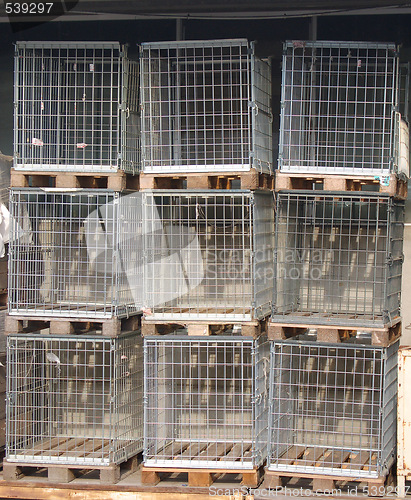 Image of steel cages