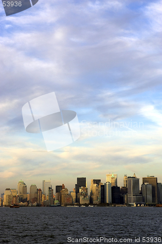 Image of view of downtown manhattan