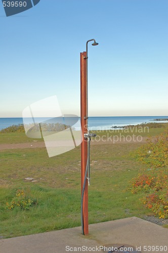 Image of Shower on a beach