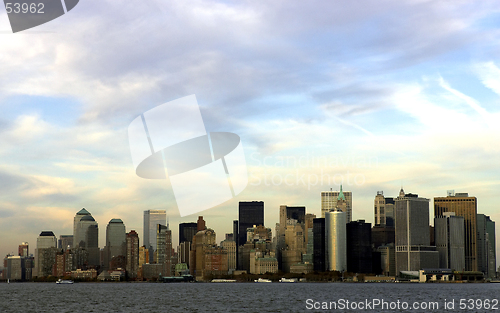 Image of view of downtown manhattan