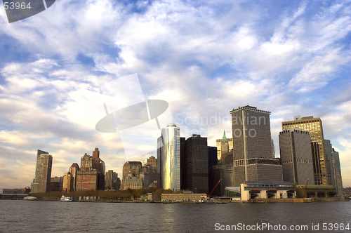 Image of view of downtown manhattan