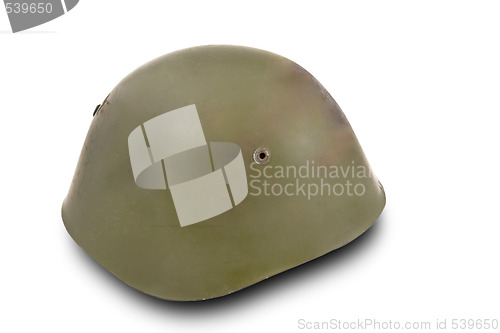 Image of Italian battle helmet
