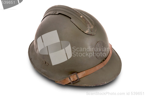 Image of French battle helmet