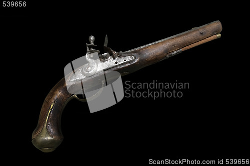 Image of Russian cavalry flint pistol (gun)