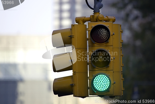 Image of Traffic light on green