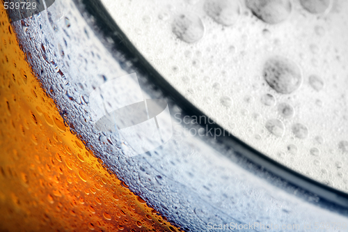 Image of Close up photo of beer