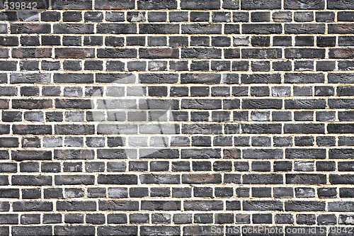 Image of Black brick wall